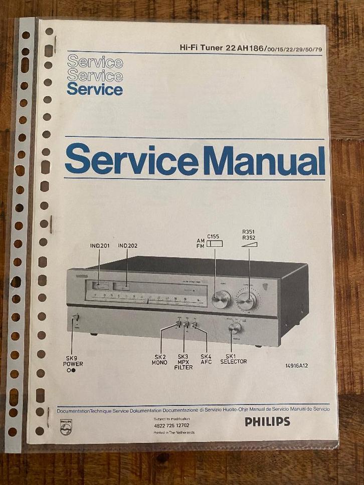 Philips Service Manuals, Audio, Tv en Foto, Overige Audio, Tv en Foto, Ophalen of Verzenden