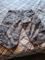 CoolCat Cargo Short Bloemenprint, Maat 48/50 (M), Grijs, Gedragen, CoolCat