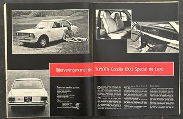 Toyota Corolla 1200 ( E20 ) test in Autokampioen 1971 beschikbaar voor biedingen