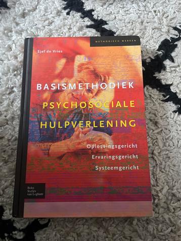 Basismethodiek Psychosociale Hulpverlening - Sjef de Vries beschikbaar voor biedingen