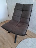 Draaifauteuil Clayton (Leenbakker), antraciet, Huis en Inrichting, Ophalen, 75 tot 100 cm, Zo goed als nieuw, Stof