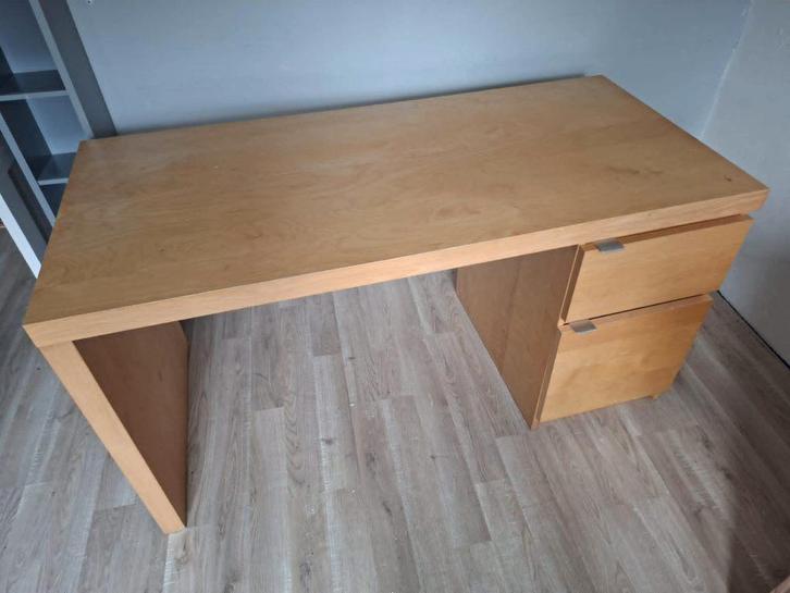 Ikea malm bureau, Huis en Inrichting, Bureaus, Gebruikt, Ophalen