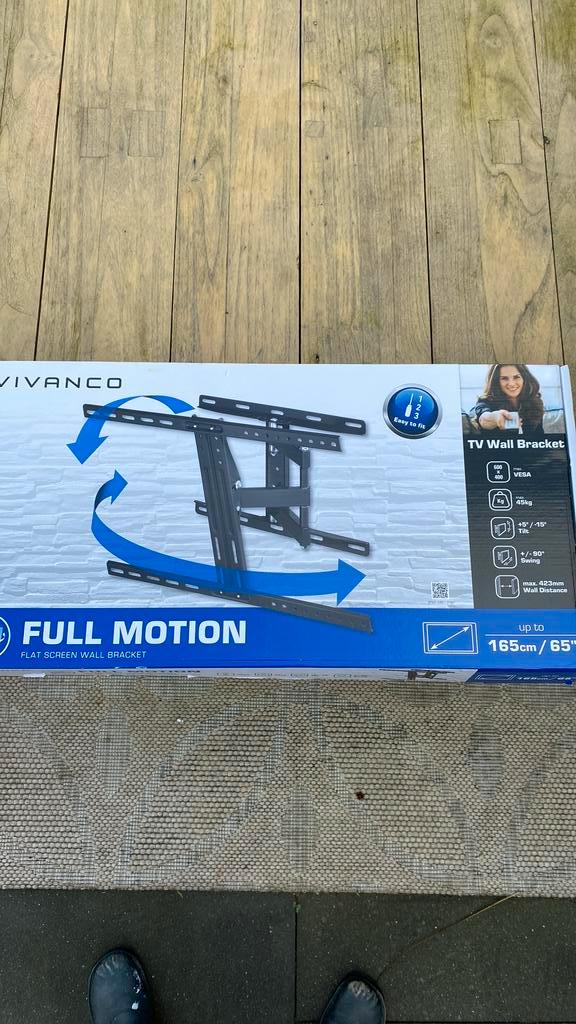 Vivanco 37981 tv steun tot 65 inch, Audio, Tv en Foto, Televisiebeugels, Nieuw, Ophalen