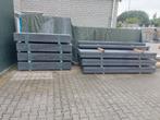 Betonpalen en Betonplaten antraciet te koop., Ophalen, Zo goed als nieuw, Minder dan 3 meter