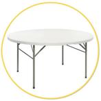 Ronde klaptafel || te huur/huren?, Ophalen, Zo goed als nieuw