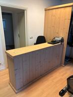 Steigerhout Winkelinterieur - Toonbank, Paskamer, Kasten, Ophalen, Zo goed als nieuw