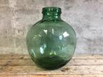 brocante groene vaas met brede hals van Viresa uit Frankrijk, Ophalen of Verzenden