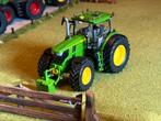 John deere 6r250 wiking 1:32 verbouwd, Ophalen of Verzenden, Zo goed als nieuw, Tractor of Landbouw, Overige merken