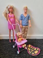 Steffi (zwanger) met haar gezin, Kinderen en Baby's, Speelgoed | Poppen, Ophalen of Verzenden, Babypop