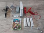Nintendo Wii compleet, met 4 controllers en Mario Party 8!, Ophalen of Verzenden, Zo goed als nieuw, Met 3 controllers of meer