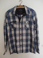 Angelo Litrico blauw geruit slimfit overhemd, maat L, Oosterveldweg 15, 7274 DZ, Angelo Litrico, Zo goed als nieuw, Halswijdte 41/42 (L)