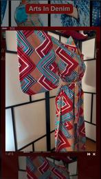 Kimono Afrikaanse Wax Katoen, Maat 38/40 (M), Overige kleuren, Verzenden, Nieuw