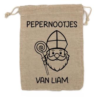 Pepernootzakje Sinterklaas te personaliseren met eigen naam beschikbaar voor biedingen