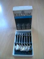 Keltum Juwelierspleet 6 lepeltjes in doos met apostel heilig, Antiek en Kunst, Ophalen of Verzenden