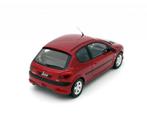 PEUGEOT 206 S16 ROOD 1999 SCHAAL 1/18 OTTO MOBILE OT1039, Verzenden, Nieuw, Auto, OttOMobile