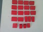 Lego: Dakpan rood 2x3, 1x3,, Ophalen of Verzenden, Zo goed als nieuw, Lego