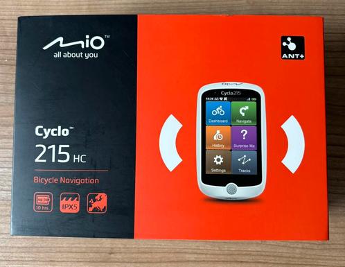 Mio Cyclo 215 HC gps fietsnavigatie **nieuw**, Fietsen en Brommers, Fietsaccessoires | Fietscomputers, Nieuw, Cadanssensor, Ophalen of Verzenden