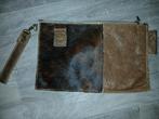 Leren Clutch van Kaat ., Ophalen of Verzenden, Zo goed als nieuw, Bruin, Avondtasje