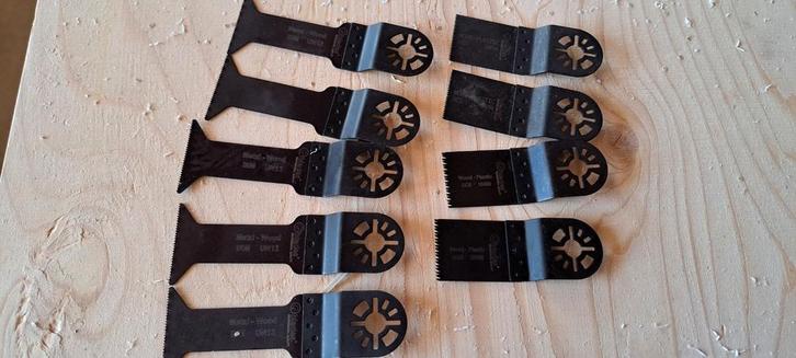 Multitool , bladen, fein ,  bimetal,  hout ,plastic, Doe-het-zelf en Verbouw, Gereedschap | Zaagmachines, Zo goed als nieuw, Overige typen