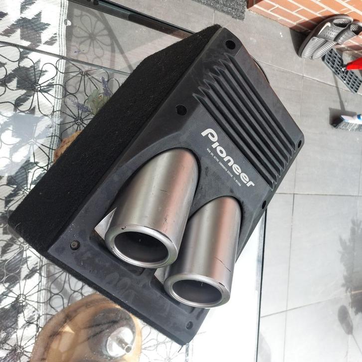 Pioneer Subwoofer met Kabels, Auto diversen, Autospeakers, Zo goed als nieuw, Ophalen