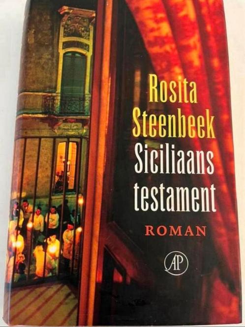 ROSITA STEENBEEK SICILIAANS TESTAMENT ROMAN, Boeken, Romans, Zo goed als nieuw, Ophalen of Verzenden