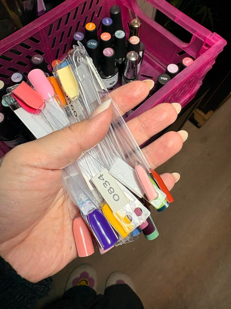 Modelone Gelpolish Set - TPO Vrij, Sieraden, Tassen en Uiterlijk, Gebruikt, Overige kleuren, Ophalen of Verzenden, Handen en Nagels