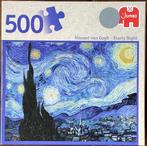 Puzzel Jumbo Vincent van Gogh - Starry Night, Ophalen of Verzenden, 500 t/m 1500 stukjes, Zo goed als nieuw