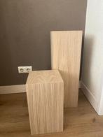 Eiken fineer zuil 25 x 25 x 40 cm Zuil | Sokkel, Huis en Inrichting, Woonaccessoires | Zuilen en Pilaren, Ophalen of Verzenden