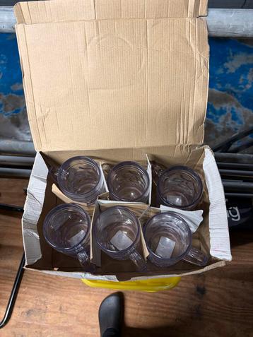 6 Bierpullen - Nieuw in doos beschikbaar voor biedingen