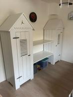 Leuke kinderkamerkasten in strandhuis stijl, Ophalen, Kast, 105 cm of meer, Zo goed als nieuw
