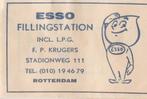 ESSO L.P.G. LPG benzinepomp Baris Rotterdam Charloisse, Verzamelen, Ophalen of Verzenden, Gebruikt, Overige typen
