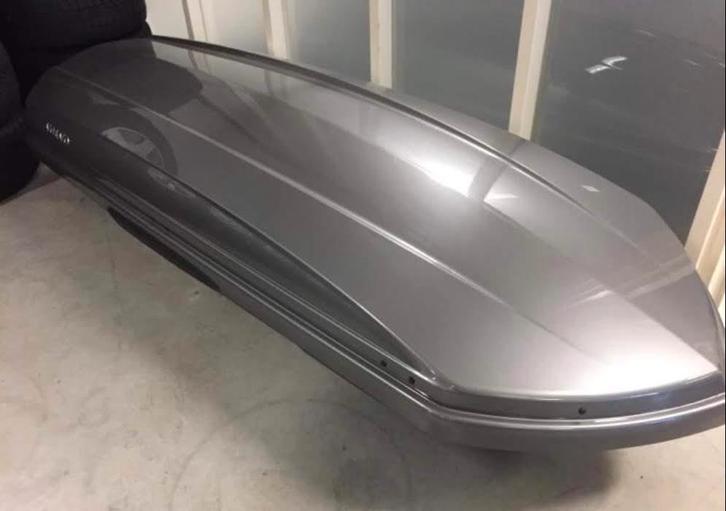 Dakkoffer Skibox Bagagebox autobox Volvo Space Design 520, Auto diversen, Dakkoffers, Zo goed als nieuw, Ophalen