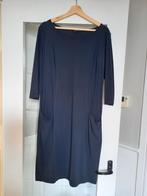 Jurk donkerblauw van MOQ maat 46  valt als maat 44, Kleding | Dames, Ophalen of Verzenden, Zo goed als nieuw, Maat 42/44 (L), Blauw