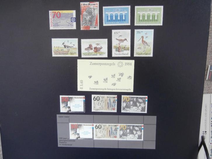 NL 1984; COMPLETE JAARGANG 2 FOTO'S, Postzegels en Munten, Postzegels | Nederland, Postfris, Na 1940, Verzenden