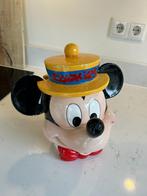 walt disney mickey mouse cookie jar koektrommel, Ophalen of Verzenden, Mickey Mouse, Gebruikt, Beeldje of Figuurtje