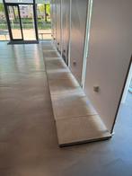 Betongrijze tegels nieuw., Tuin en Terras, Tegels en Klinkers, Ophalen, Zo goed als nieuw, 10 m² of meer, Beton