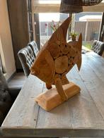 Teak houten vis handgemaakt, Ophalen