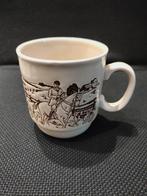 Vintage mok - beker Staffordshire England porselein 300ml, Verzenden, Zo goed als nieuw, Overige stijlen, Kop(pen) en/of Schotel(s)