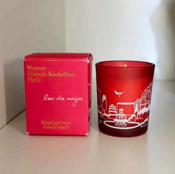 NU €10 ‼️ Maison Francis Kurkdjian Rose Des Neiges geurkaars beschikbaar voor biedingen