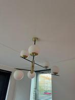 Moderne hanglamp met glazen bollen, Ophalen, Zo goed als nieuw, Glas, 50 tot 75 cm