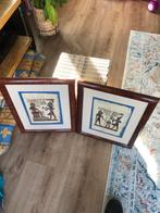 Set van 2 Egyptische Papyrus Schilderijen, Ophalen