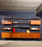 Poul Cadovius by Royal System vintage modulair wandsysteem, Gebruikt, 200 cm of meer, 300 cm of meer, Ophalen of Verzenden