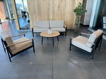 Loungebank Nosso | 3-persoons | Aluminium & Textileen  beschikbaar voor biedingen