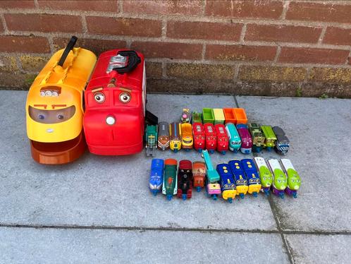 Chuggington treintjes met veel banen en toevoegingen, Kinderen en Baby's, Speelgoed | Speelgoedvoertuigen, Gebruikt, Ophalen