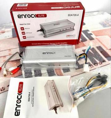 Enrock EEA720.4 4-kanaals 720 Watt versterker auto boot car beschikbaar voor biedingen