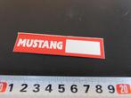 sticker MUSTANG jeans PMA105, Ophalen, Zo goed als nieuw, Sticker