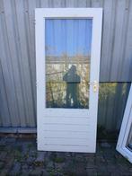 achterdeur met dubbelglas, Doe-het-zelf en Verbouw, Deuren en Horren, Ophalen, Gebruikt, 80 tot 100 cm, Buitendeur