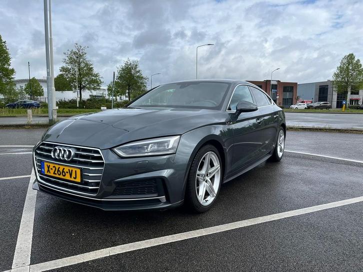 Audi A5 2.0 TDI 140KW Sportback AUT 2017 Daytona Grijs (NAP), Auto's, Audi, Particulier, A5, ABS, Achteruitrijcamera, Adaptieve lichten