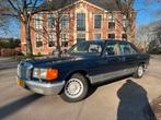 Mercedes-Benz 280 SEL W126 | Donkerblauw | Beige Pullman, Auto's, Automaat, Blauw, Bedrijf, Sedan