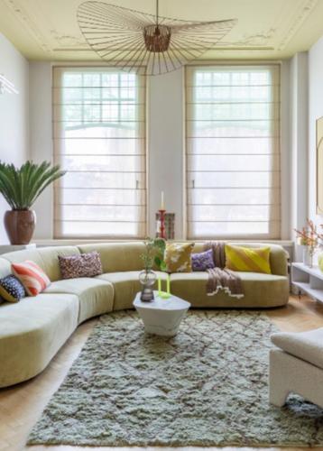Aan Huis 3x vouwgordijnen - baleinen kleur Beach/beige zgan beschikbaar voor biedingen